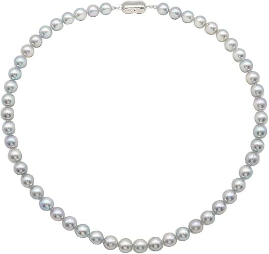 Amazon | 真珠 ネックレス あこや真珠 パール ネックレス 7.5mm-8mm ...